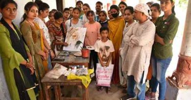 Muzaffarnagar News: कला शिविर का हुआ आयोजन, विद्यार्थियों ने पोर्ट्रेट विधा में प्रशिक्षण लिया