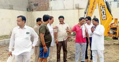 Muzaffarnagar News: बारातघर में निर्माण कार्य लगातार जारी