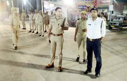 Muzaffarnagar News: Ssp विनीत जायसवाल के निर्देशन में कांवड मार्गो का किया निरीक्षण