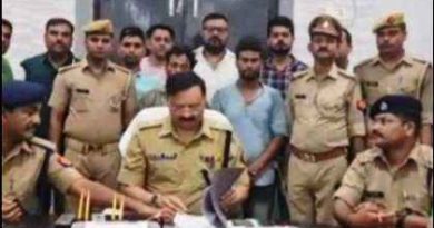 Hardoi News: जवाबी फायरिंग में गोली लगने से इंटर जोनल गैंग दो बदमाश  घायल