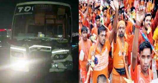 Meerut: कांवडियों का जमकर बवाल, बस में तोडफोड, हंगामा, कईं कांवडियों के घायल होने पर फूटा गुस्सा़ Meerut: कांवडियों का जमकर बवाल, बस में तोडफोड, हंगामा, कईं कांवडियों के घायल होने पर फूटा गुस्सा़