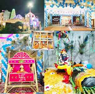 Muzaffarnagar News: श्री सालासर बालाजी धाम को आकर्षक भव्य रूप में सजाया गया