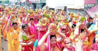 Muzaffarnagar News: श्रीमद्भागवत कथा का हुआ शुभारम्भ, सनातन धर्म कथा स्थल पर कलश यात्रा का समापन