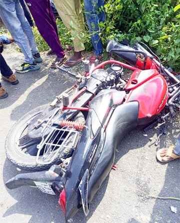 Muzaffarnagar News-सड़क हादसे में बाइक सवार दो की मौत