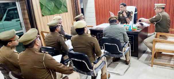 Muzaffarnagar News:उपचुनाव को लेकर एसपी सिटी ने ली बैठक