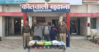 Muzaffarnagar: Budhana पुलिस को मिली सफलताः ट्यूबवैल से चोरी करने वाले शातिरों को किया गिरफ्तार