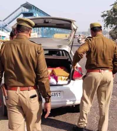 Muzaffarnagar News: एसएसपी के निर्देशन में चौराहों व बैंकों के आसपास चला चैकिंग अभियान