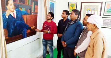 Muzaffarnagar: कला का कलांगन द्वारा प्रदर्शनी में किया प्रदर्शन