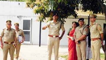 Muzaffarnagar News- पुलिस मार्डन स्कूल का वरिष्ठ पुलिस अधीक्षक ने किया निरीक्षण