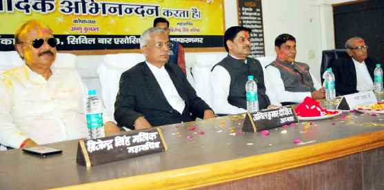 Muzaffarnagar News- सिविल बार एसोसिएशन ने धूमधाम के साथ मनाया होली मिलन उत्सव Muzaffarnagar News- सिविल बार एसोसिएशन ने धूमधाम के साथ मनाया होली मिलन उत्सव