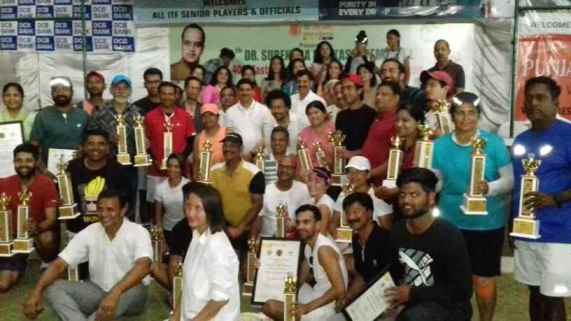 Muzaffarnagar 2023 Tennis Tournament आदित्य खन्ना प्रियंका मेहता मिक्स डबल के चैंपियन बने