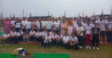 Muzaffarnagar- अथक फिटनेस क्लब’ के सौजन्य से अंतर्राष्ट्रीय योग दिवस मनाया गया।