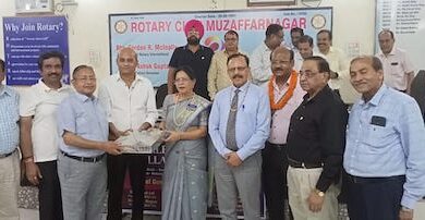 रोटरी क्लब Muzaffarnagar मेन का अधिष्ठापन समारोह आयोजित