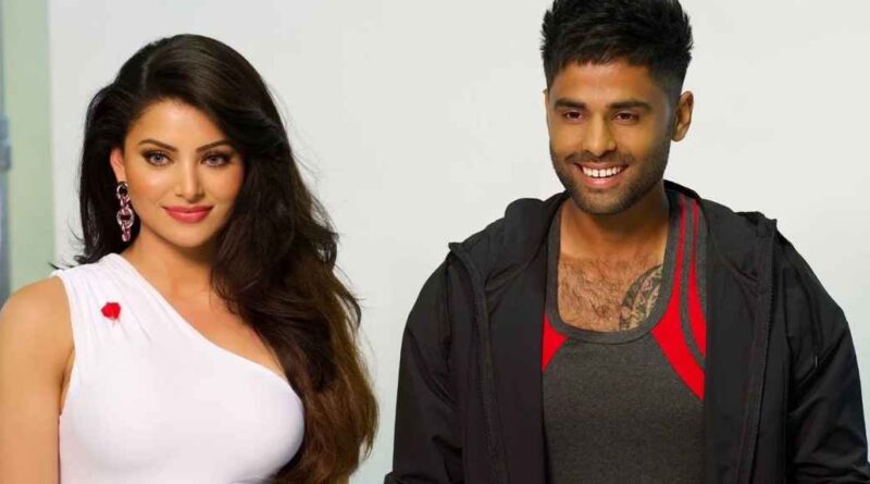 Urvashi Rautela के अपोजिट  ब्रांड प्रमोशन में खिलाड़ी सूर्य कुमार यादव