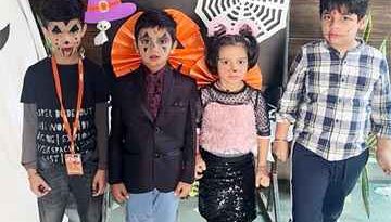 Muzaffarnagar किड्जी स्कूल में हैलोवीन पार्टी का आयोजन