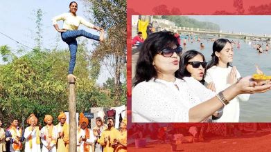 Muzaffarnagar शुकदेव नगरी बनी तंबुओं की नगरी, गंगा स्नान मेले में श्रद्धालुओं का सैलाब