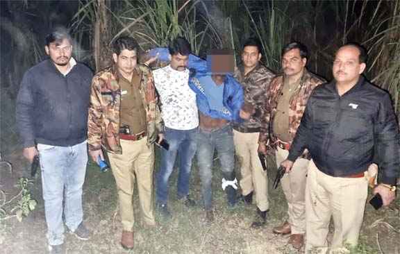 ई-रिक्शा लूटने वाले शातिर अपराधी को मुठभेड़ में गिरफ्तार कर लिया Muzaffarnagar Police ने