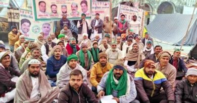 Muzaffarnagar भाकियू अराजनैतिक का धरना जारी