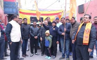 Muzaffarnagar-भोपा पुल के पास राधा कृष्ण मंदिर में राम दिवाली उत्सव उल्लास से मनाया गया