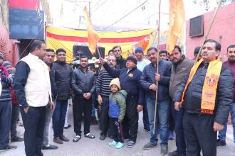 Muzaffarnagar-भोपा पुल के पास राधा कृष्ण मंदिर में राम दिवाली उत्सव उल्लास से मनाया गया