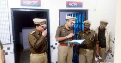 Muzaffarnagar/शाहपुर- एसपी देहात ने थाना शाहपुर का निरीक्षण किया