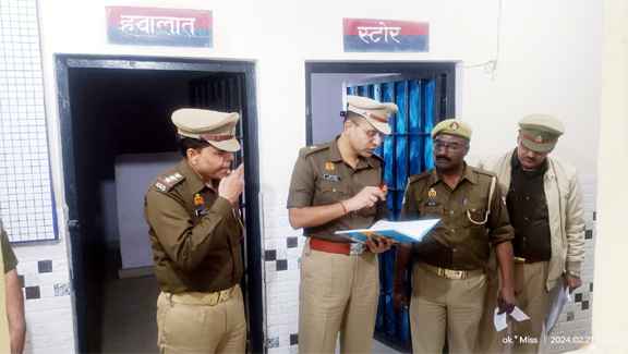 Muzaffarnagar/शाहपुर- एसपी देहात ने थाना शाहपुर का निरीक्षण किया