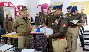 वरिष्ठ पुलिस अधीक्षक Muzaffarnagar ने निरीक्षण कर लिया व्यवस्थाओं का जायजा
