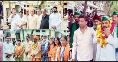 Muzaffarnagar News-सुनील त्यागी, शाह आलम, मनोज सैनी सहित कई ने अंतिम दिन किया नामांकन