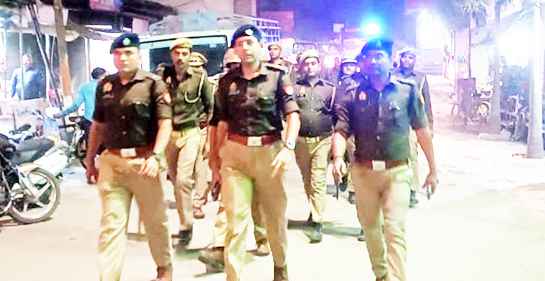 Muzaffarnagar जानसठ पुलिस ने किया फ्लैगमार्च