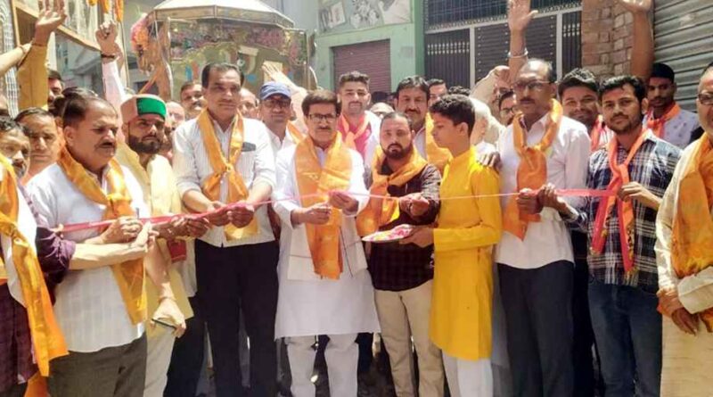 Morna News- मोरना कस्बा भोकरहेड़ी में श्रीबाला जी शोभायात्रा निकाली