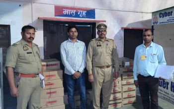 Muzaffarnagar News: चैकिंग के दौरान स्कार्पियो से 49 पेटी देशी शराब एवं डेढ़ लाख के करीब नगदी बरामद