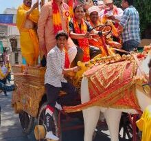 Muzaffarnagar News: महावीर जयंति पर धूमधाम के साथनिकली शोभायात्रा