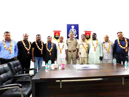 Muzaffarnagar News:पुलिसकर्मियों के लिए  विदाई समारोह का आयोजन