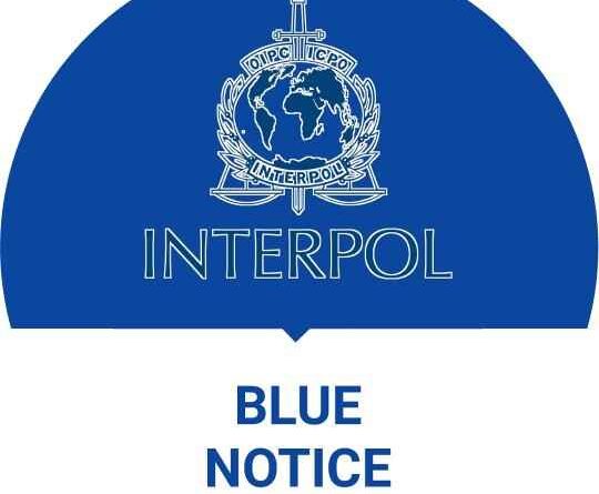 Interpol Blue Corner Notice- ब्लू कॉर्नर नोटिस?