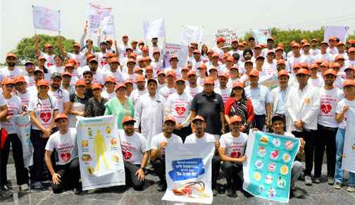 Muzaffarnagar News: व्यापक उच्च रक्तचाप जागरूकता रैली आयोजित की