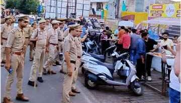 Muzaffarnagar News- जाम व अतिक्रमण मुक्ति को चलाया अभियान