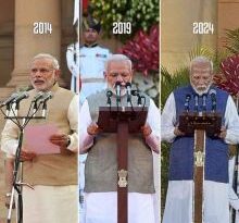 इतिहास रच दिया Narendra Modi ने तीसरी बार प्रधानमंत्री पद की शपथ लेकर