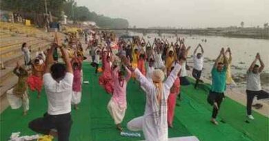 प्रसिद्ध प्राचीन तीर्थ नगरी  Shukratal (Shukteerth) में भी अंतरास्ट्रीय योग दिवस के अवसर पर कार्यक्रम का आयोजन