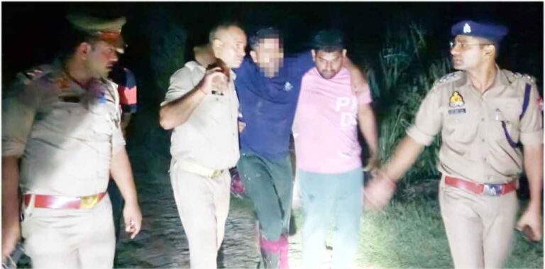 Muzaffarnagar News: थाना खतौली पुलिस की बदमाशों से हुई मुठभेड़, 1 शातिर गौकश अभियुक्त घायल