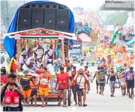 Muzaffarnagar News: भोले के जयघोष से गुंजायेमान हुआ वातावरण