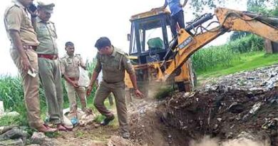 Charthawal पुलिस ने अवैध मादक पदार्थो का निस्तारण किया