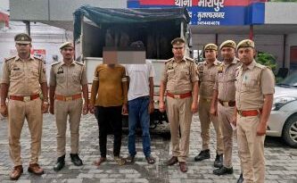 Muzaffarnagar: मीरांपुर कुतुबपुर झाल के पास से दो शातिरों को किया गिरफ्तार, अवैध शस्त्र बरामद