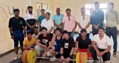 Muzaffarnagar News-जूनियर बालक भारोत्तोलन प्रतियोगिता में १० खिलाड़ी छात्र चयनित