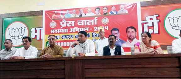 Muzaffarnagar में भाजपा बनायेगी 3 लाख सदस्यः सोमेंद्र तोमर