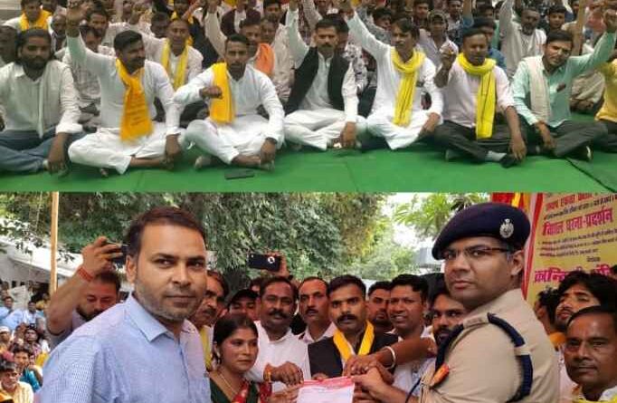 डा. भीमराव अम्बेडकर बौद्ध ट्रस्ट Muzaffarnagar का प्रदर्शन: पिछड़ी जातियों के लिए आरक्षण की मांग