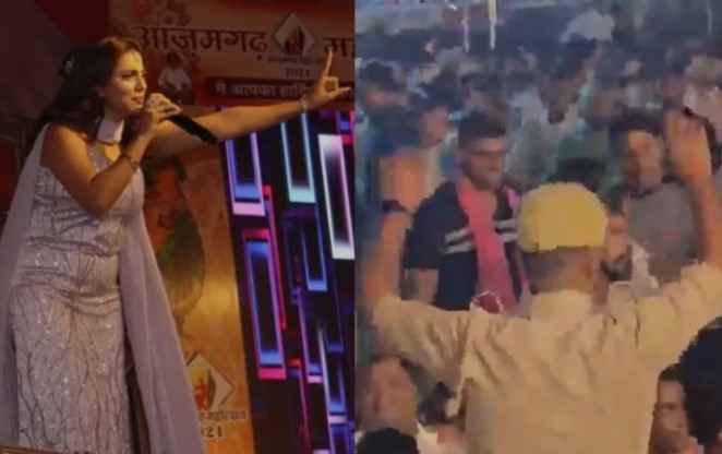 Azamgarh महोत्सव: भोजपुरी नाइट का धमाका और अक्षरा सिंह का जलवा- बेकाबू हूई भीड़ Azamgarh महोत्सव: भोजपुरी नाइट का धमाका और अक्षरा सिंह का जलवा- बेकाबू हूई भीड़