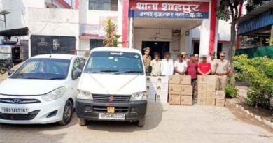 चुनावी सरगर्मी में Muzaffarnagar पुलिस की बड़ी कार्रवाई: लाखों की अवैध शराब जब्त, पांच तस्कर गिरफ्तार
