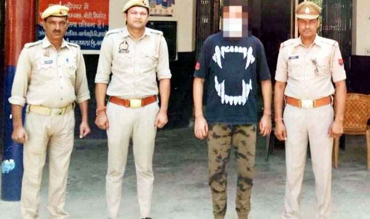 10 हजार के इनामी को पुलिस ने दबोचा, Muzaffarnagar में मचा हड़कंप