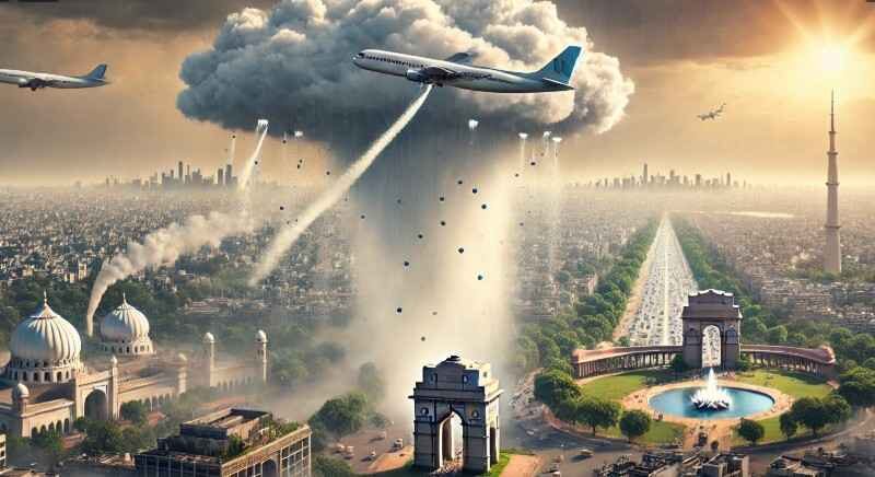 Delhi में प्रदूषण से बचने के लिए सरकार की Artificial Rain की योजना: क्या यह उपाय होगा प्रभावी?