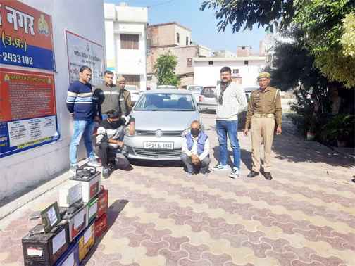 Muzaffarnagar पुलिस ने चोरी के 4 मामलों का किया सफल खुलासा, दो शातिर चोर गिरफ्तार